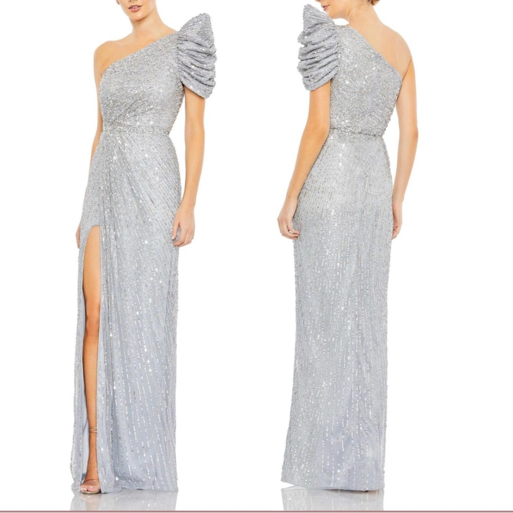 Elegant One-Shoulder Gown